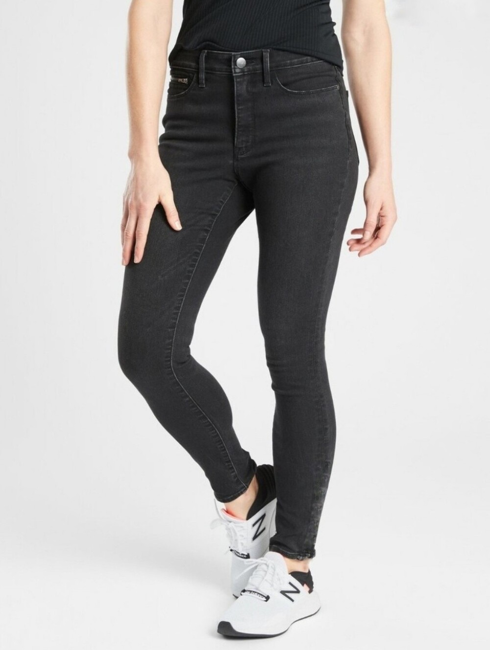 Athleta Sculptek Black Skinny Jeans